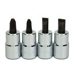 Williams WSSSP-4RC | 1/2 Drive 4 Piece Scrwedriver Bit Socket Set on Clip Rail
