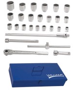 Williams WSX-28 | 1 Drive Socket and Drive Tool Set, 12 Point, SAE, 28 Pieces
