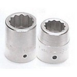 Williams X-1236 | 1 Drive Shallow Socket, High Polished Chrome Finish, 12 Point, 1-1/8