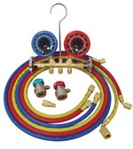 ATD Tools 3694 | R12/R134a Deluxe Dual Brass A/C Manifold Gauge Set