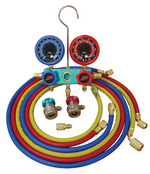 ATD Tools 3695 | R12/R134a Deluxe Dual Aluminum A/C Manifold Gauge Set
