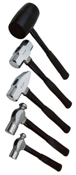 ATD Tools 4045 | 5 Pc. Hammer Set with Fiberglass Handles
