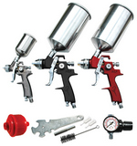 ATD Tools 6900 | 9 Pc. HVLP Spray Gun Set