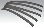 Dynabrade 11027 | 1/2 Inch (13 Millimeter) Width x 7 Inch (178 Millimeter) Length Hard Platen Pad (5 per Pack)