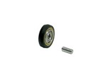 Dynabrade 11074 | Contact Wheel Assembly, 5/8 Inch Dia. x 1/8 Inch Width x 3/8 Inch Inside Dia., Crown Face, 70 Durometer Rubber