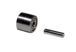 Dynabrade 11076 | Contact Wheel Assembly, 7/16 Inch Dia. x 3/8 Inch Width x 3/8 Inch Inside Dia., Crown Face, Steel