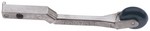 Dynabrade 11219 | Contact Arm Assembly, 1 Inch Diameter x 3/8 Inch Width, Radiused Rubber Wheel, with no Platen
