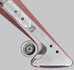 Dynabrade 11258 | Contact Arm Assembly, 1/2 Inch Dia. x 3/8 Inch Width, Steel Wheel and 5/8 Inch Dia. x 3/8 Inch Width, Rubber Wheel