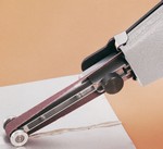 Dynabrade 11297 | Contact Arm Assembly, 5/8 Inch Diameter x 3/8 Inch Width, Rubber Wheel, with Guiding Wheels