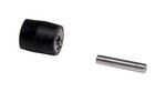 Dynabrade 11342 | Contact Wheel Assembly, 5/16 Inch Dia. x 3/8 Inch Width x 3/16 Inch Inside Dia., Crown Face, 70 Durometer Rubber