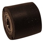 Dynabrade 11364 | Contact Wheel Assembly, 7/16 Inch Dia. x 3/8 Inch Width x 1/4 Inch Inside Dia., Crown Face, 40 Durometer Rubber