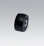 Dynabrade 11634 | Contact Wheel Assembly, 2 Inch Dia. x 1 Inch Width x 5/8 Inch Inside Dia., Crown Face, 40 Durometer Rubber
