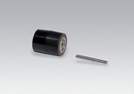 Dynabrade 15320 | Contact Wheel Assembly, 3/4 Inch Dia. x 7/8 Inch Width x 3/8 Inch Inside Dia., Crown Face, 70 Durometer Rubber