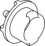 Kent Moore Tools GE-41415-55 | Gas Cap Adapter
