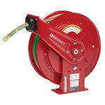 Reelcraft TWHD74085OLPT | 1/4 in. x 85 ft. Twin Line Welding Hose Reel T-Grade