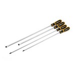 Gearwrench 80069H | 4 Piece Extra Long Phillips®/Slotted Dual Material Screwdriver Set