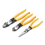 Gearwrench 82202-06 | 3 Piece PITBULL Dipped Handle Electrician's Plier Set