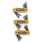 Gearwrench 83512 | 25 Piece SAE/Metric/Torx® Folding Hex Key Set