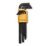Gearwrench 83521 | 9 Piece Metric Ball End Long Arm Hex Key Set
