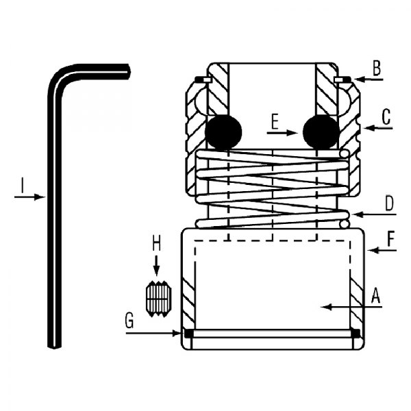 Grey Pneumatic CH8000-6 | Spring CH8000