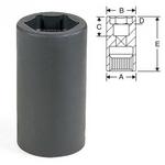 Grey Pneumatic Corporation 5241MC | Socket 5 Spline X 41Mm X 21Mm Square Impact