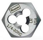 Hanson (Irwin) Tools 7258ZR | Hex Rethreading Die, 3/4-10 Unc Thread, 3/4 In Thk, High Carbon Steel