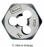 Hanson (Irwin) Tools 7271 | Re-Threading Hexagon Fractional Dies Right & Left-Hand (HCS)
