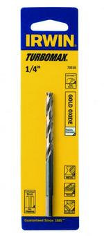 Hanson (Irwin) Tools 73316 | Drill Bit 1/4 Turbomax Jobber HSS-Cd