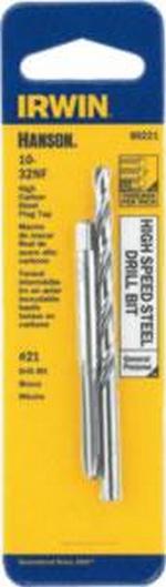 Hanson (Irwin) Tools 80222 | Tap 12-24 and #16 Drill-Cd
