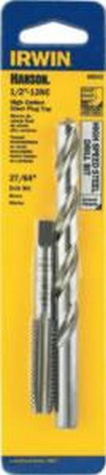 Hanson (Irwin) Tools 80242 | 1/2-13 Tap and 27/64 Drill-Cd