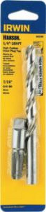 Hanson (Irwin) Tools 80260 | 1/4 Npt Tap and 7/16 Drill-Cd