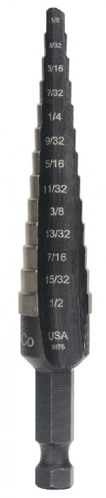 Irwin Industrial Tools 10231CB | Step Drill Bit, 1/8