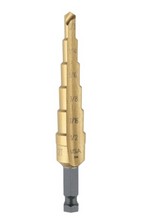 Hanson (Irwin) Tools 15102ZR | Uni Bit - 2 Titanium 6 Hole Sizes