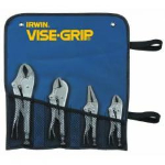 Irwin Industrial Tools 71 | Locking Plier Set 4 Piece 10Cr, 7R, 6Ln, 5Wr