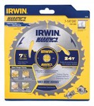 Hanson (Irwin) Tools 14030 | 7-1/4-Inch 24 Tooth Marathon Portable Corded Circular Saw Blade