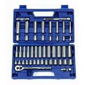 Williams 50666 | 47 Piece 3/8 Drive Socket and Drive Tool Set, 6 & 12 Point Compact Case, SAE & Metric