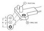 Brown Aviation Tools T3518-C | Nutplate Jig Double Wing #10