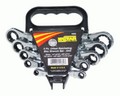 Kastar 5362 | 5 Piece SAE Offset Ratcheting Box Wrench Set