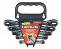 Kastar 5424 | 5 Piece Metric Latch-On Ratcheting Wrench Set