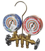 Mastercool Inc 56161 | Manifold Brass Gage Set 60 Hoses