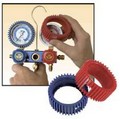 Mastercool Inc 93553-E | Gauge Protectors Europ Sml Red&Blue