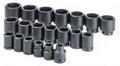 S-K Hand Tool 84420 | 20 Piece 3/4'' Drive 6 Point Standard Fractional Impact Socket Set