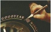 Sharpline Converting T1920 | White Prem Tire Lettermate Pen