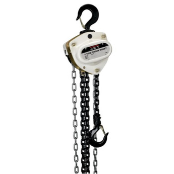 JET Tools 105100 | 2-Ton Hand Chain Hoist with 10' Lift & Overload Protection | L-100-200WO-10