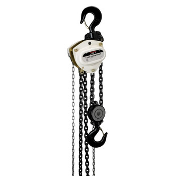 JET Tools 107100 | 5-Ton Hand Chain Hoist with 10' Lift & Overload Protection | L-100-500WO-10