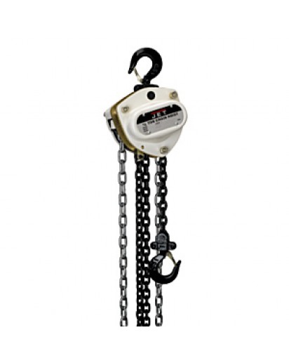 JET Tools 108015 | 20-Ton Hand Chain Hoist with 15' Lift & Overload Protection | L-100-2000WO-15