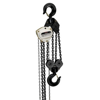 JET Tools 108100 | 10-Ton Hand Chain Hoist with 10' Lift & Overload Protection | L-100 1000WO-10