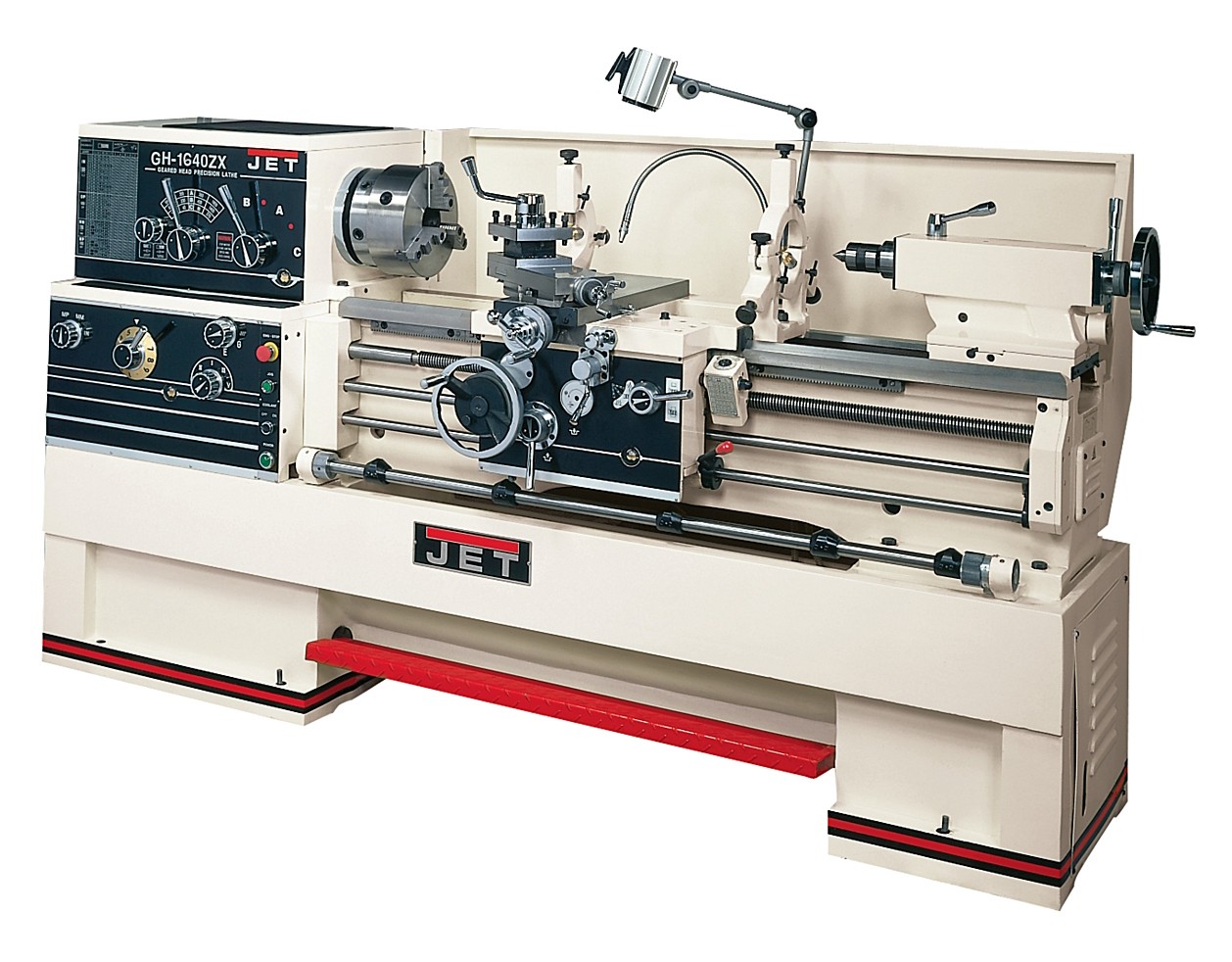 JET Tools 321569 | GH-1440ZX With ACU-RITE 203 DRO With Taper Attachment and Collet Closer