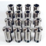 JPW Industries 650014 | CS-5C, 16-Piece 5-C Collet Set for Lathes and Grinders