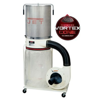 JET Tools 710704K | DC-1200VX-CK3 Dust Collector, 2HP 3PH 230/460V, 2-Micron Canister Kit